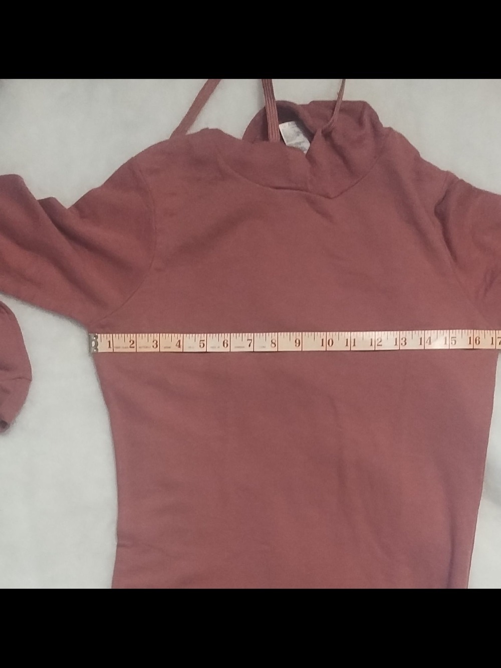 Sweatshirt Rose Dusty-Pink Hooded Tunic Sweatshirt - Picture 4 of 4